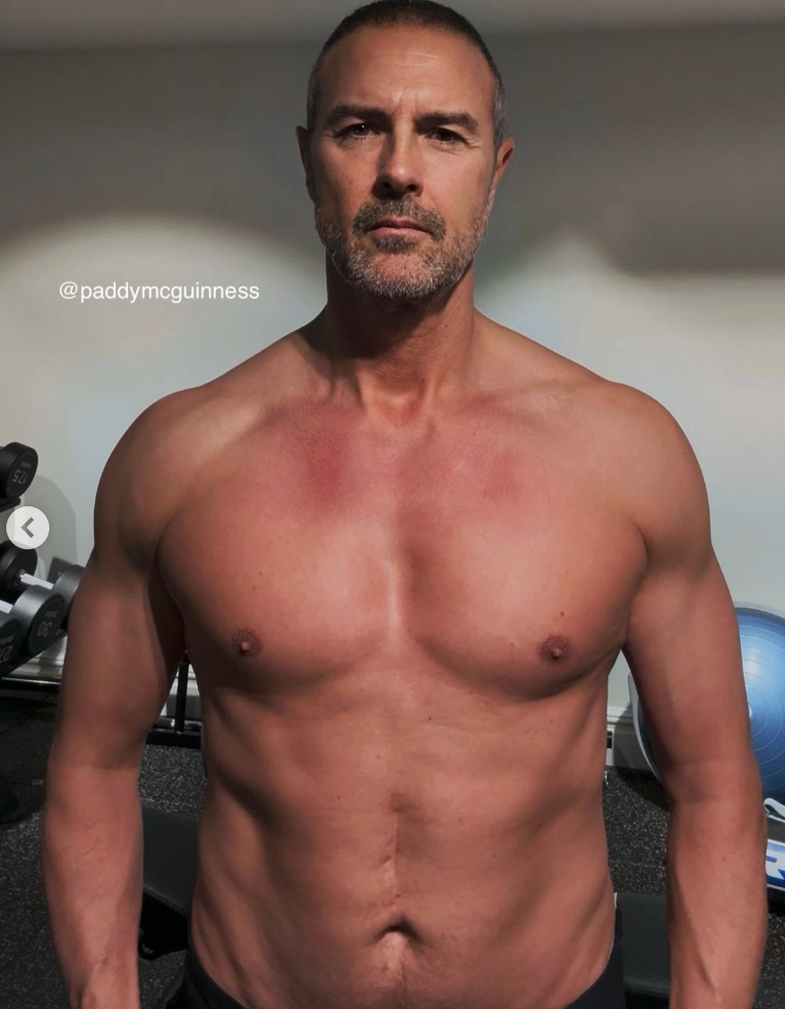 The Phoenix Nights star took part in the Hard 75 challenge (Instagram/@paddymcguinness)