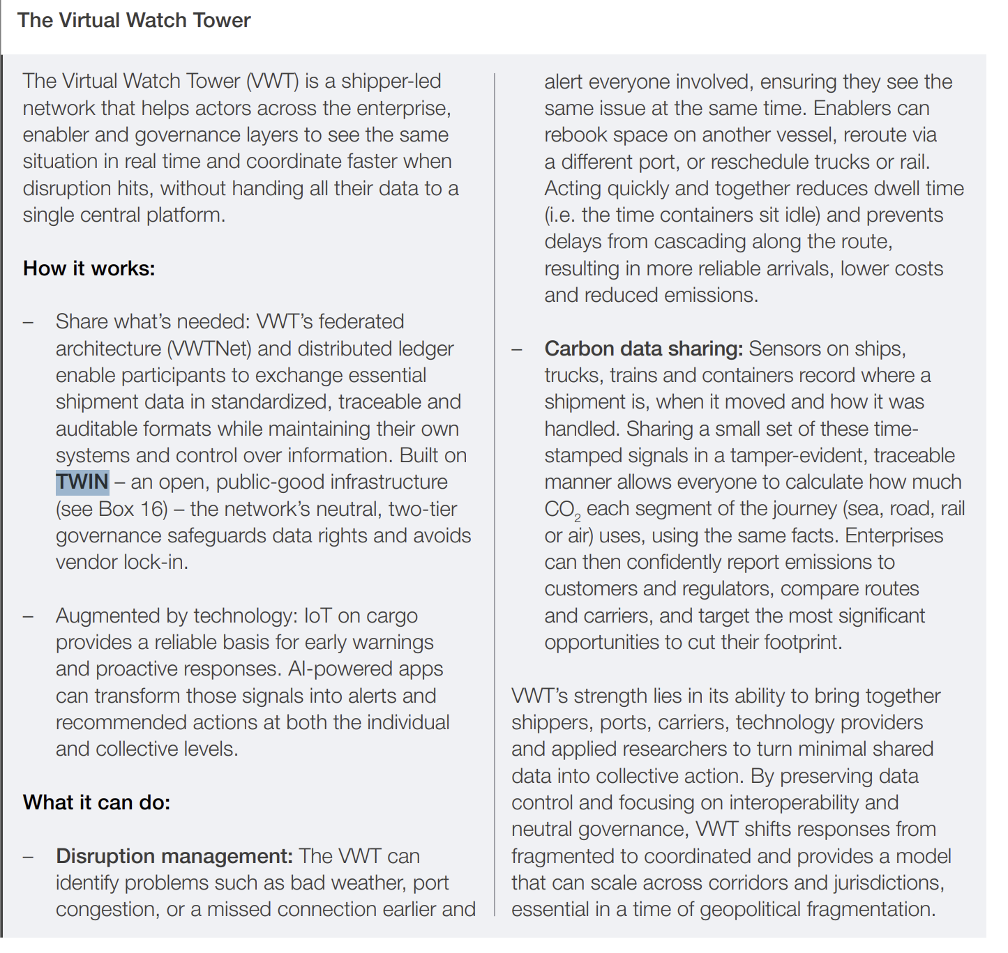 The Virtual Watch Tower 