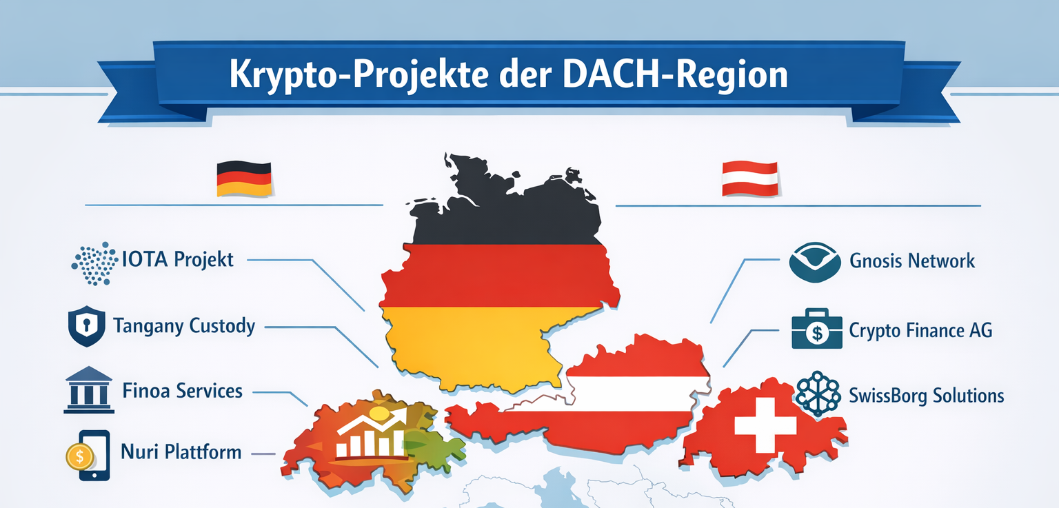 Crypto projects in the DACH region