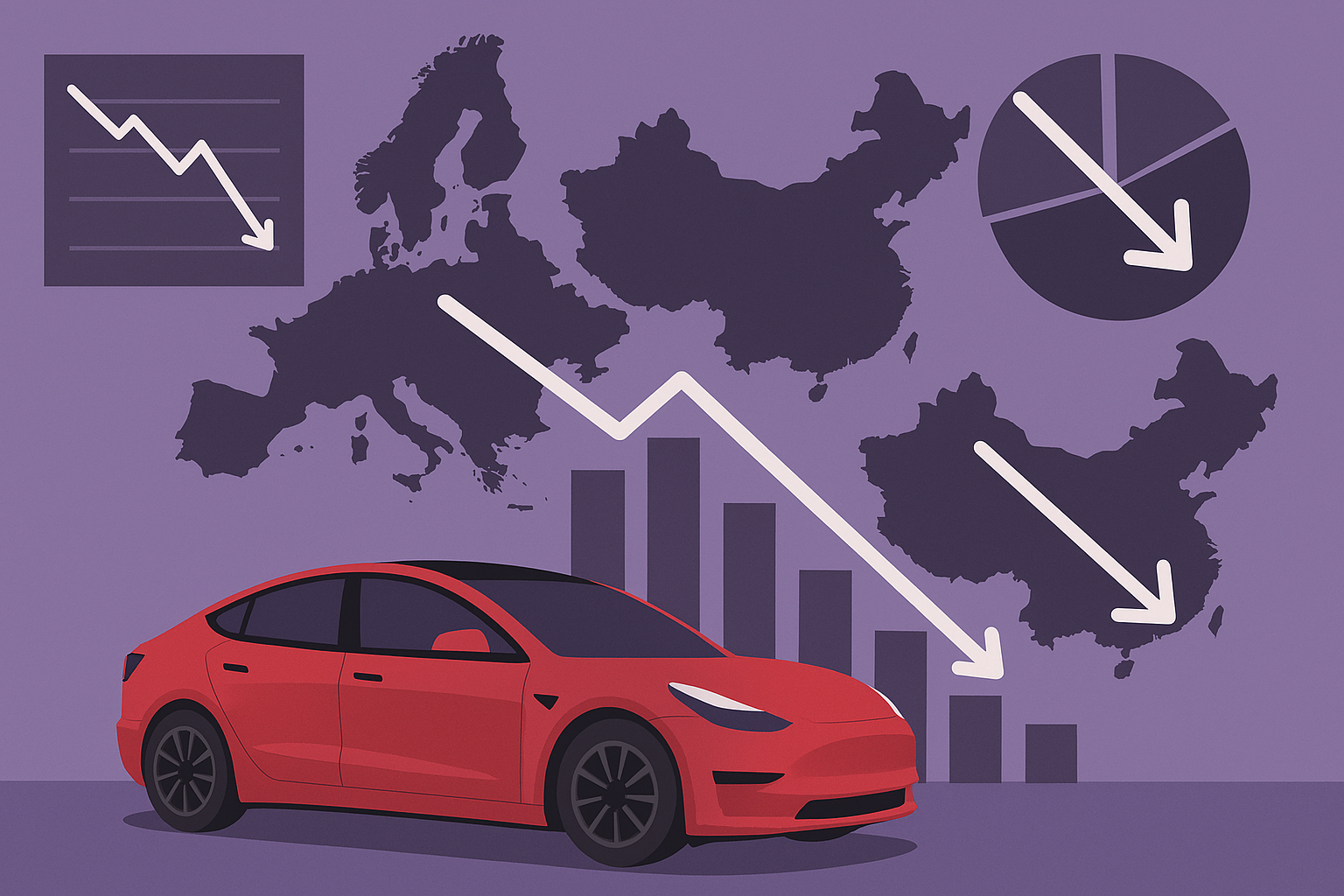 Testla sales decline
