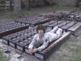 Man wires up 400 automotive batteries in ‘insane’ experiment to see what would occur