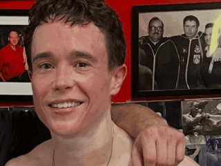 Elliot Web page exhibits off ripped physique after going by intense boxing coaching