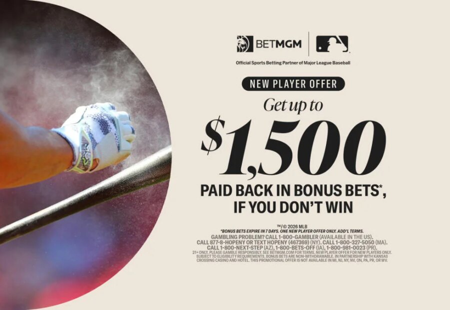 BetMGM Bonus Code CBSSPORTS: Get $1,500 in Bonus Bets for Monday MLB Games, Including Brewers-Cubs and Braves-Giants