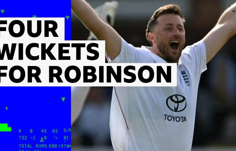 England vs Pakistan, Second Test: All Four of Ollie Robinson’s Wickets