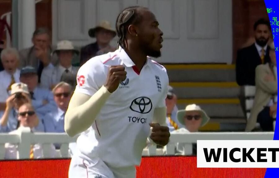 England vs Pakistan Second Test: Jofra Archer and Jamie Smith Combine to Dismiss Shan Masood Early