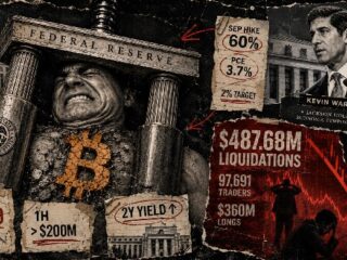 Fed Chair Kevin Warsh Triggers $488 Million Crypto Liquidation Cascade as Rate Hike Expectations Rise