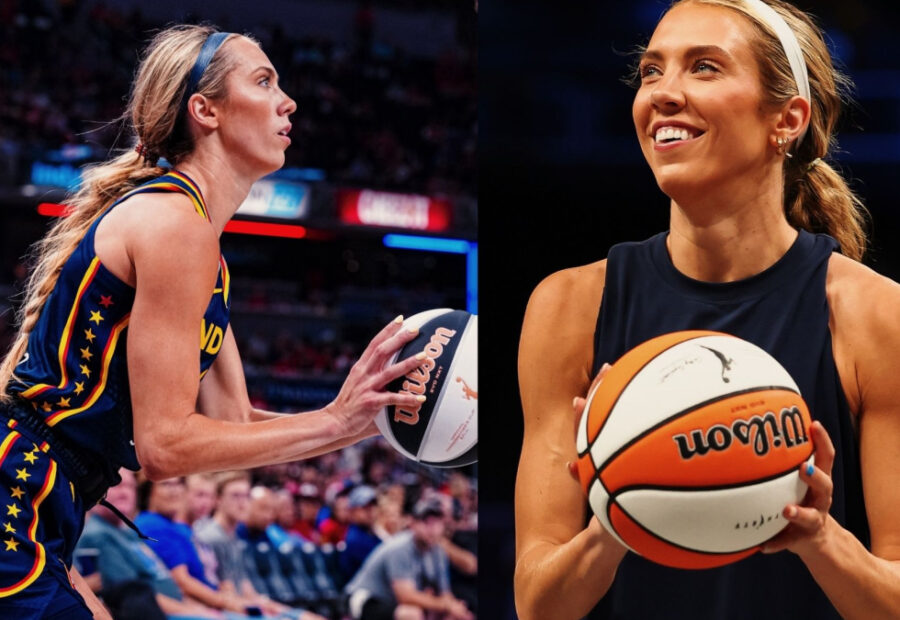 Lexie Hull Leaves the Court to Surprise Indiana Fever Fans With an Unexpected Day at the Ballpark
