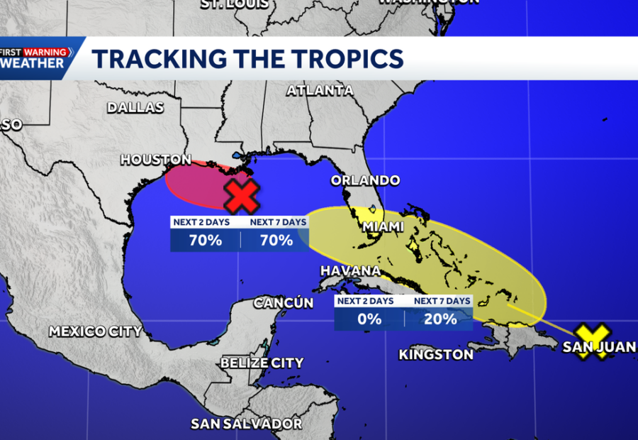 NHC Tracks 2 Atlantic Disturbances, Including Invest 97-L