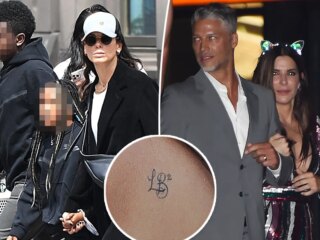 Sandra Bullock Unveils Tattoo Tribute to Her Children at 'Practical Magic 2' Premiere