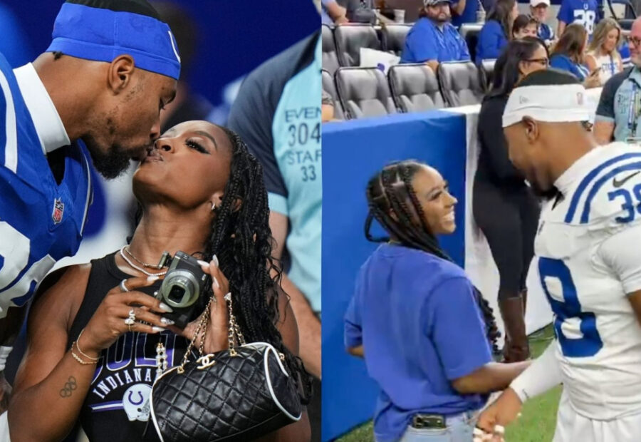 Simone Biles Embarrasses Jonathan Owens in Unexpected Moment Before Colts Game