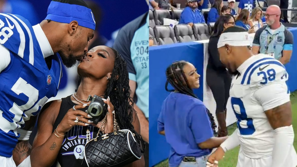 Simone Biles Embarrasses Jonathan Owens in Unexpected Moment Before Colts Game