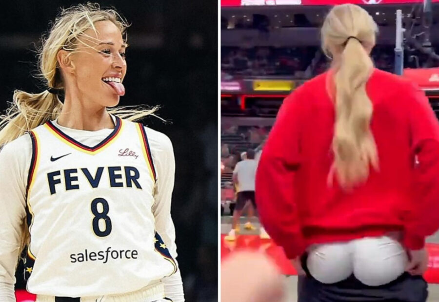 Sophie Cunningham Pulls Down Her Pants Before Indiana Fever Game