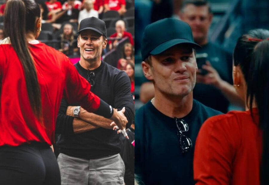Tom Brady Causes a Stir Courtside at Nebraska Volleyball Match in Las Vegas