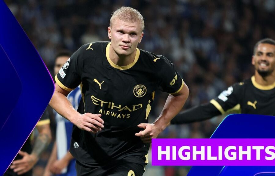 Haaland Scores Twice as Manchester City Secure Win at Porto
