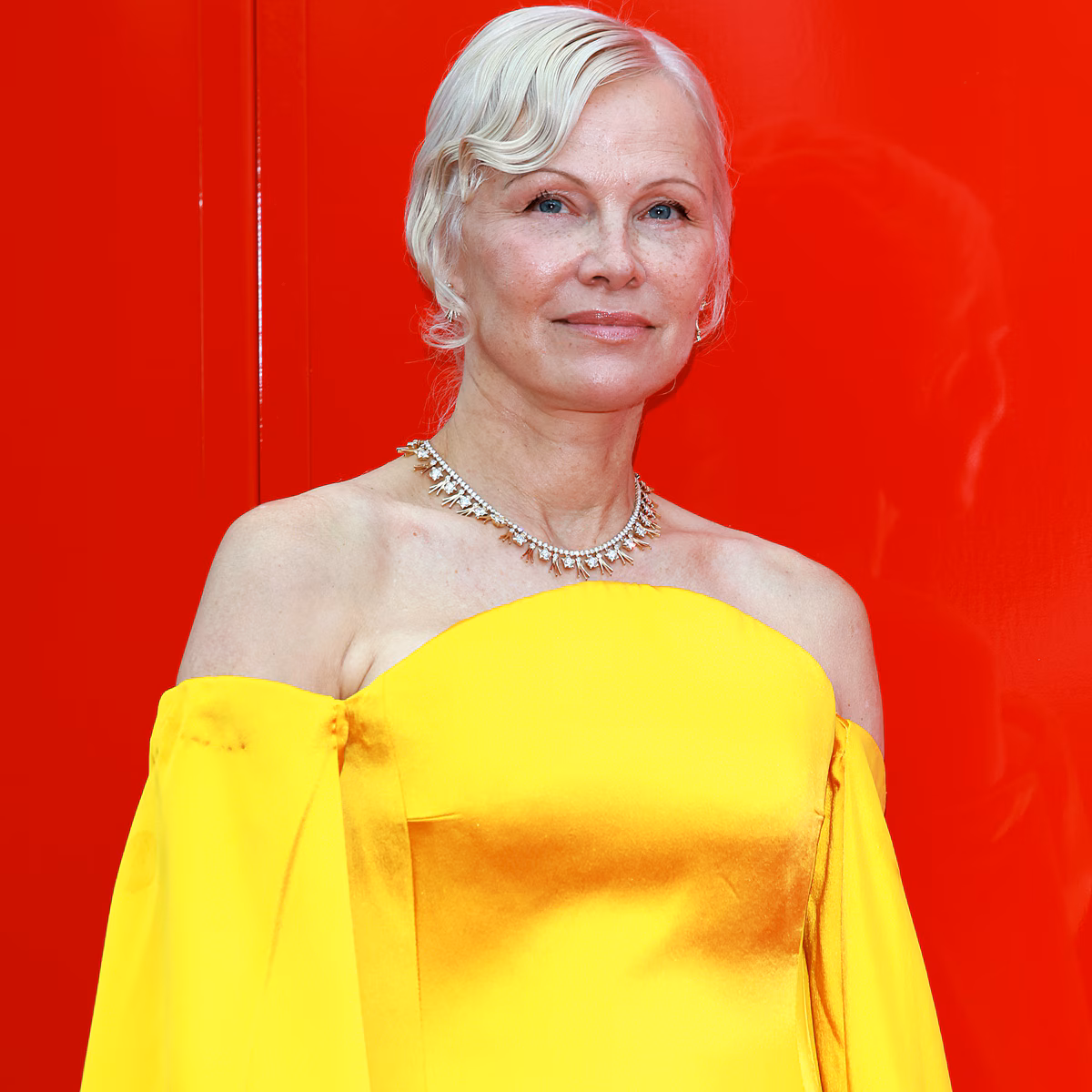 Pamela Anderson Breaks Her No-Makeup Rule With Full Glam Look