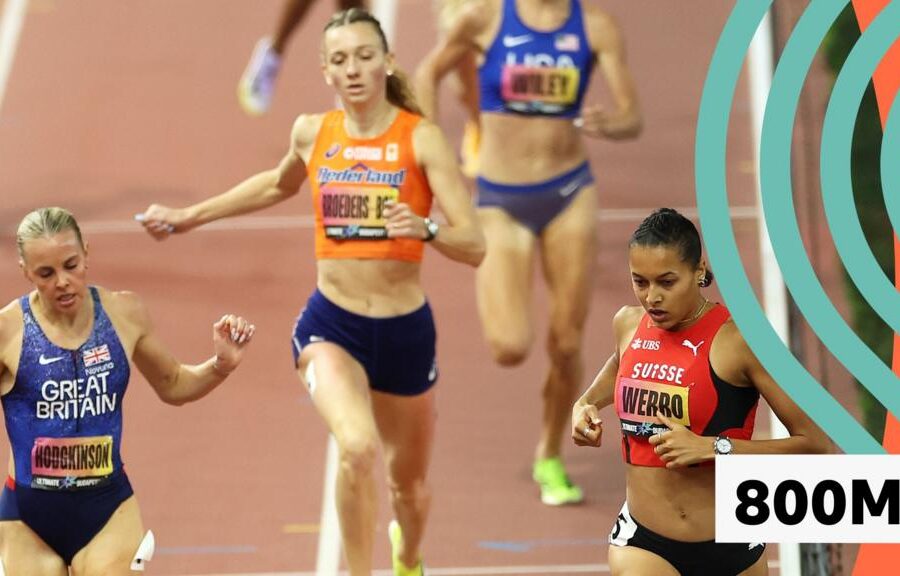 Audrey Werro Beats Keely Hodgkinson to Win 800m Final at World Athletics Ultimate Championship Day 2
