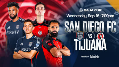 Baja Cup Returns: SDFC vs. Xolos at Snapdragon Stadium Wednesday