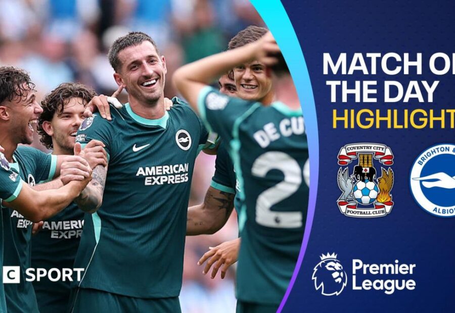 Brighton Thrash Coventry City 5-0 in Premier League Highlights