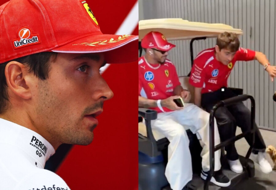 Charles Leclerc Called Out by Fans After Awkward Moment with Wife Alexandra