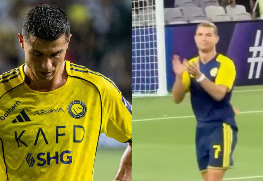 Cristiano Ronaldo Fed Up With Fans Chanting Messi During Warm-Ups