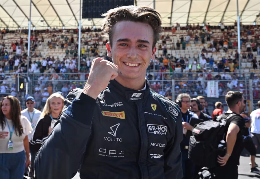 Dino Beganovic Dominates F2 Feature Race at Madring