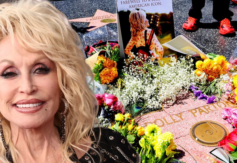 Dolly Parton’s Hollywood Star Damaged After Flowers Are Stolen and Name Is Scratched