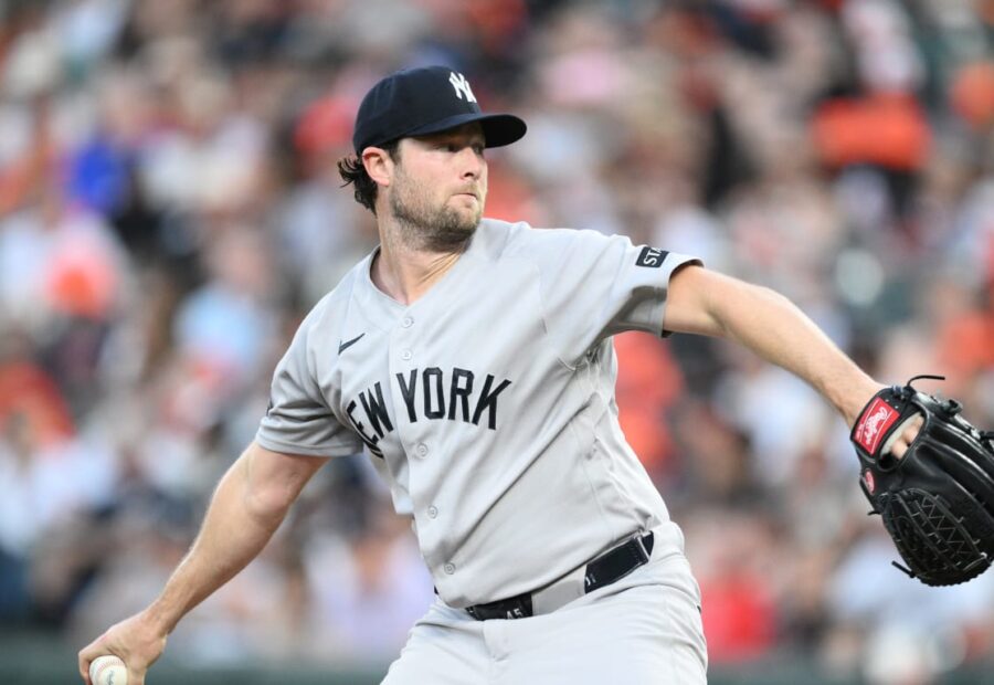 Gerrit Cole Starts for Yankees Against Angels in Anaheim