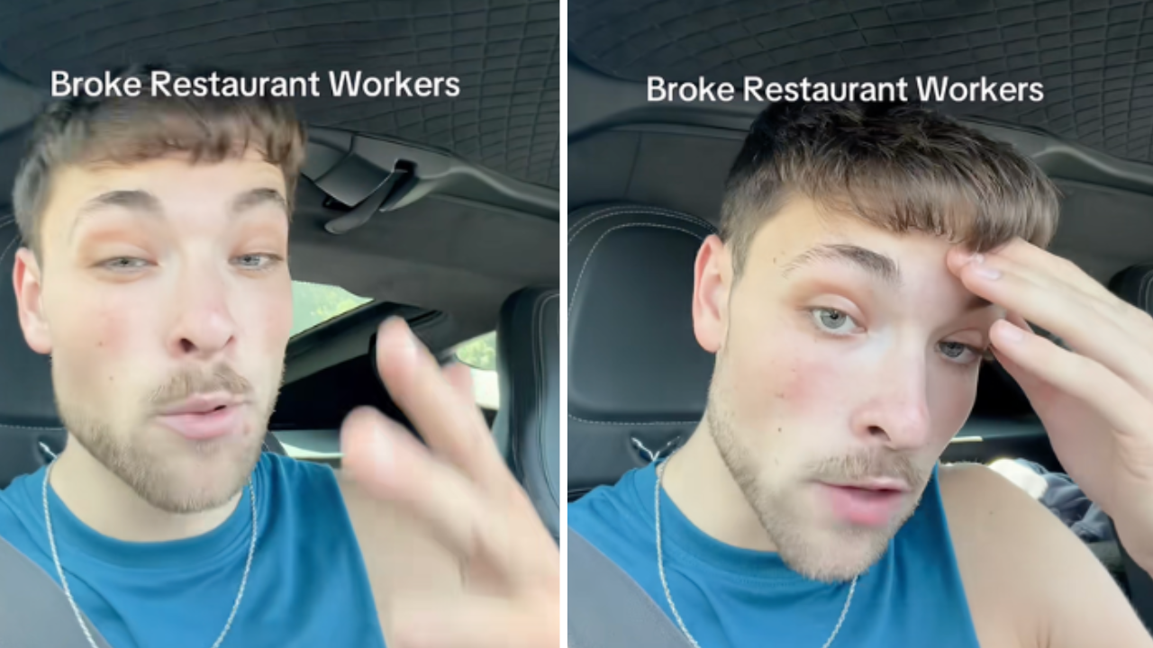 Man Claims Restaurant Workers Have ‘No Excuse to Be Broke’: ‘Hustle Until You Have $10K in the Bank’