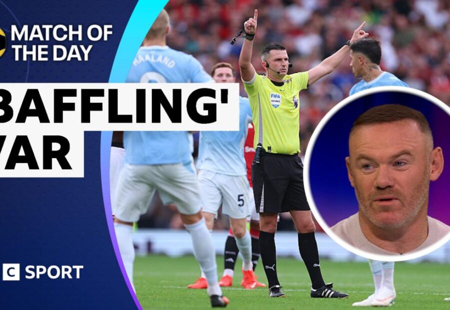 Match of the Day: Rooney and Murphy Baffled by Manchester Derby Refereeing Decisions