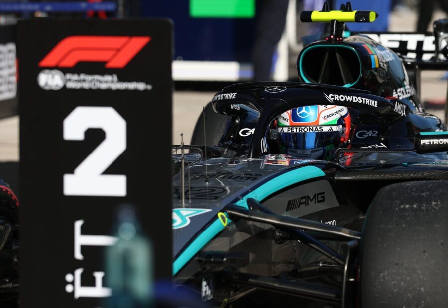 Mercedes thought it had pole position until Lando Norris took it