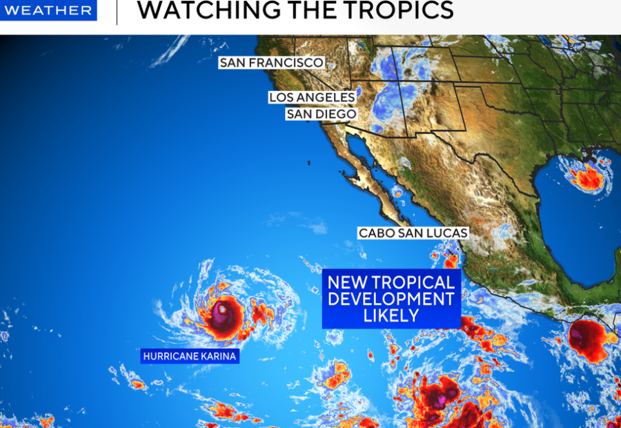 National Weather Service Says Tropical Storm Battering Southern California Is the “least likely outcome” for Weekend Forecast