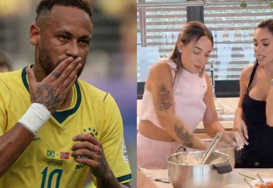 Neymar Brings Wife and Ex Together in Kitchen