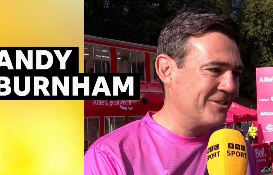 Prime Minister Andy Burnham Competes at Great North Run