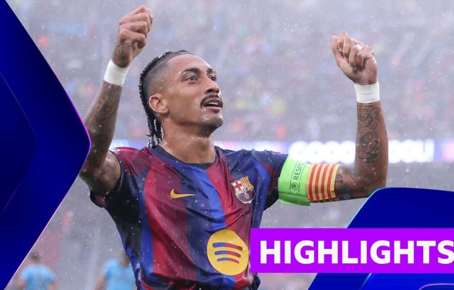 Raphinha on target again as Barcelona put five past Feyenoord