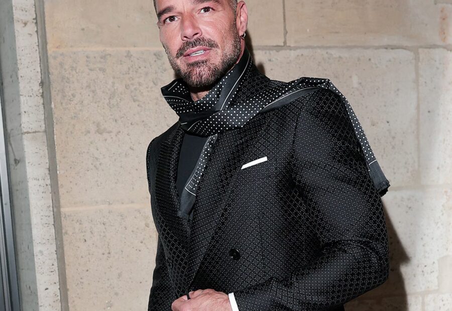 Ricky Martin Turns Heads With Bold Honey Blond Transformation