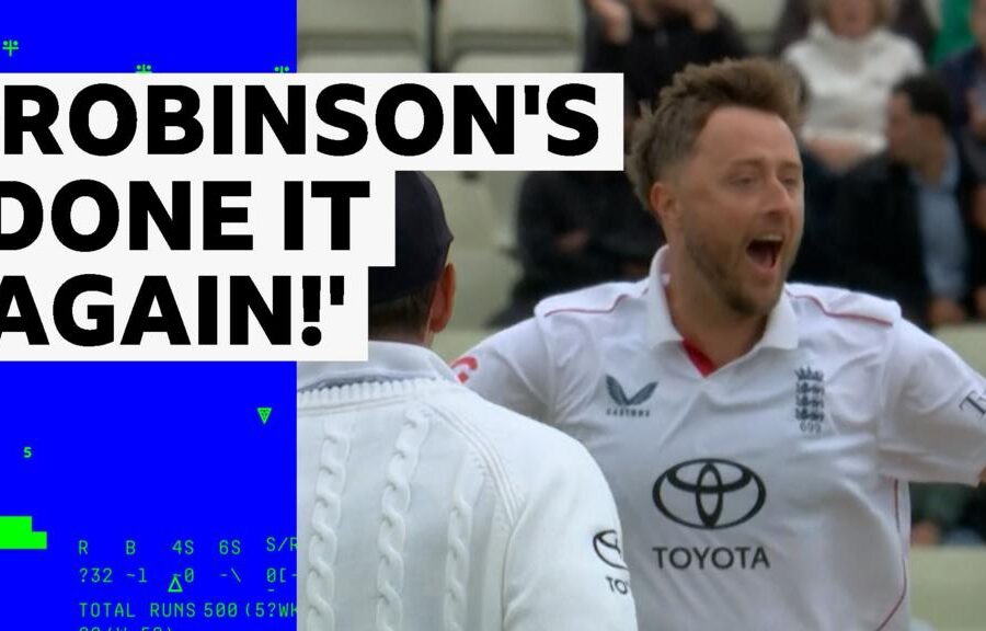 Robinson Starts with a Bang: Two Wickets, No Runs in First Over
