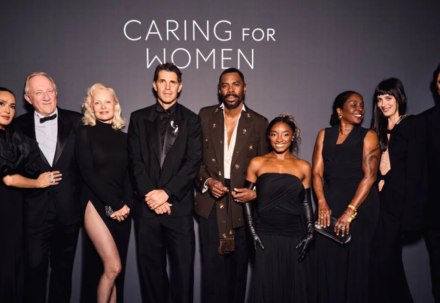 Salma Hayek Pinault, Paris Hilton, and Simone Biles Brought the Party to Kering’s Caring for Women Dinner