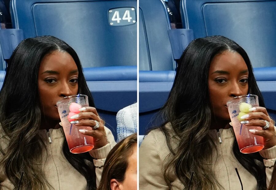 Simone Biles Attends U.S. Open Tennis Championships