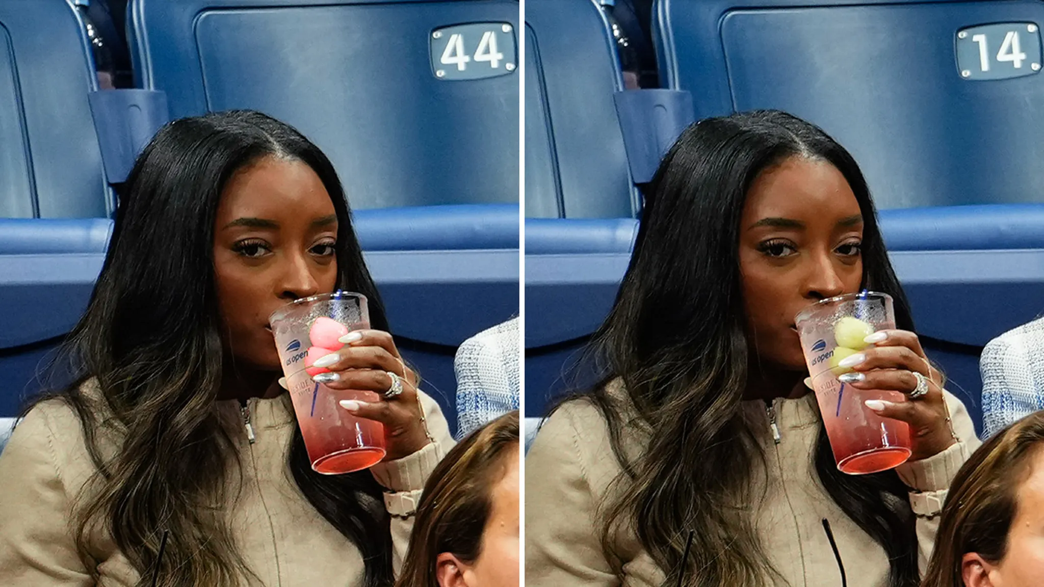 Simone Biles Attends U.S. Open Tennis Championships