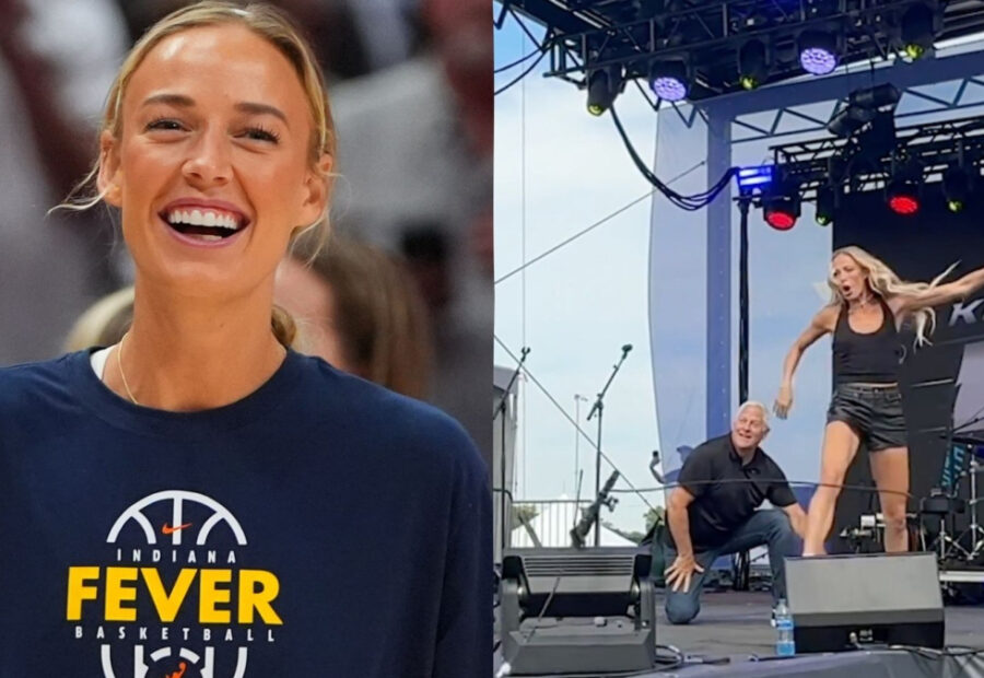 Sophie Cunningham’s Football Kick Goes Hilariously Wrong Before NASCAR Race