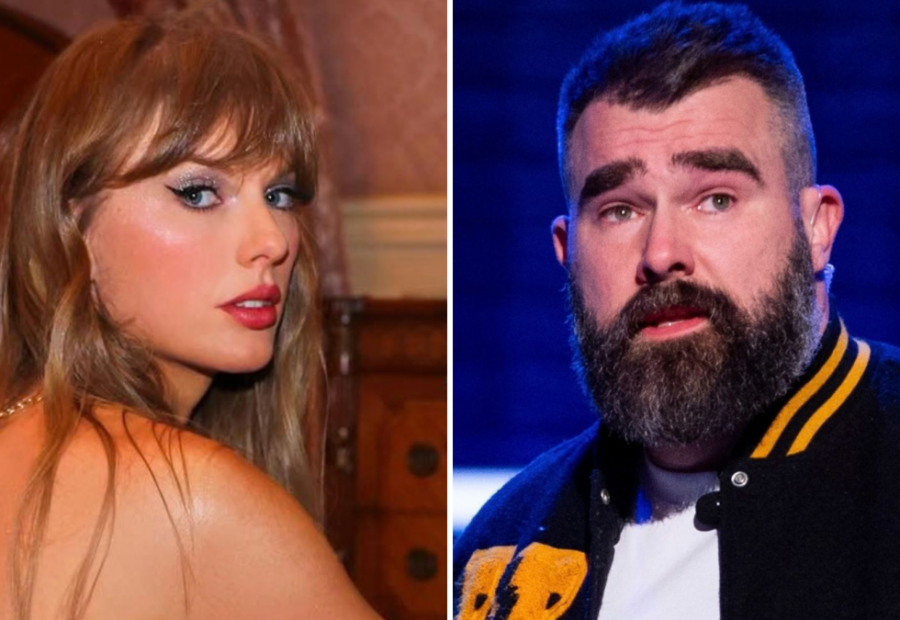 Taylor Swift Playfully Teases Jason Kelce During Travis Kelce’s Historic Night