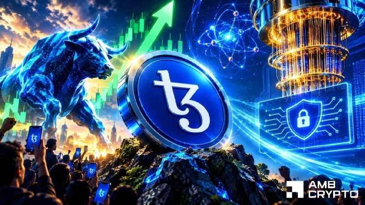 Tezos Surges 30% to 4-Month High After Post-Quantum Code Launch