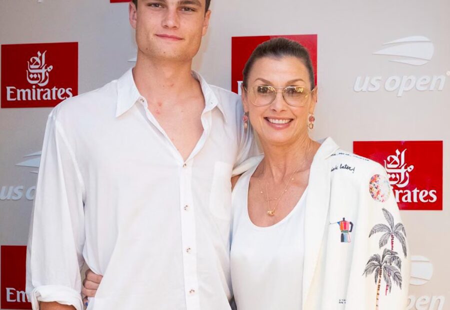 Tom Brady and Bridget Moynahan’s 19-Year-Old Son Jack Towers Over His Mother at the US Open