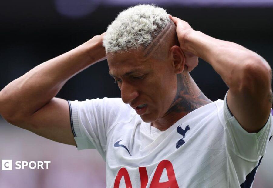 Tottenham’s Richarlison posts ‘Why?’ and tearful emoji after being omitted from Carabao Cup tie vs Liverpool
