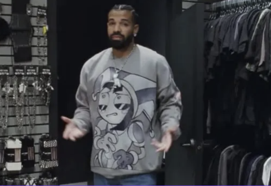 Why Is Drake Wearing a Pomni Shirt?
