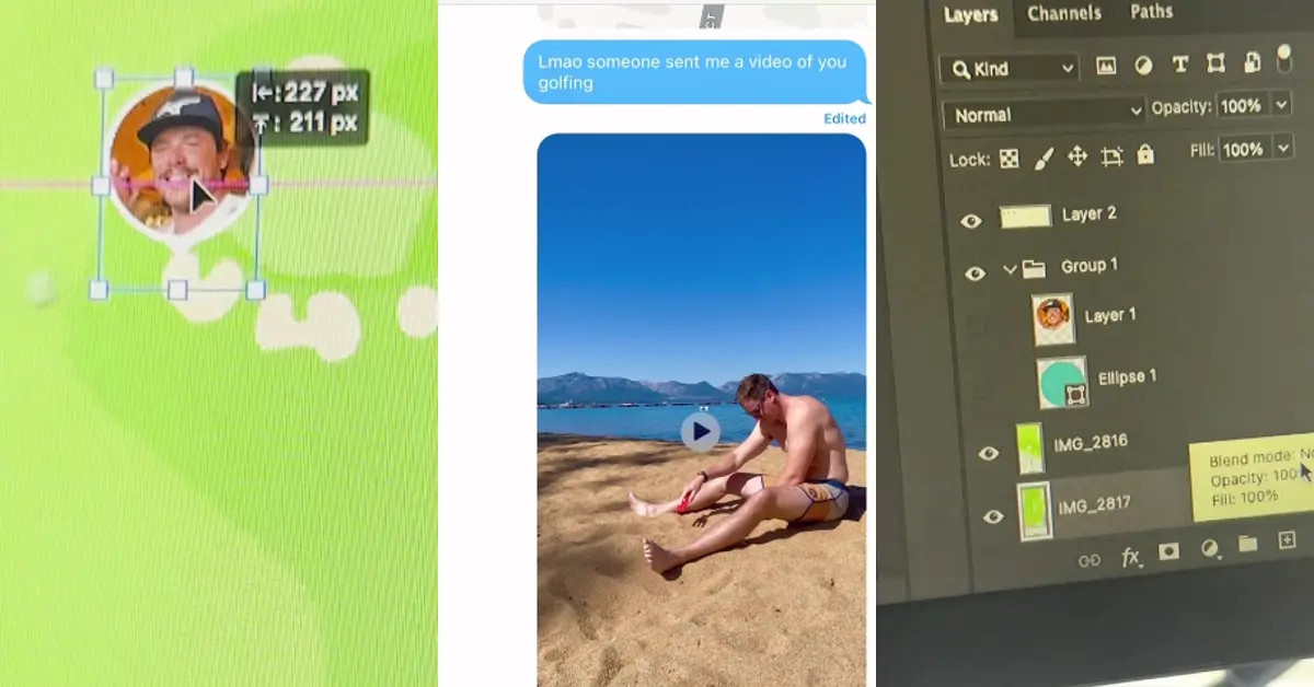 ‘Gaslighting My Boyfriend While He’s Golfing’: Woman’s Sand Trap Photoshop Goes Viral